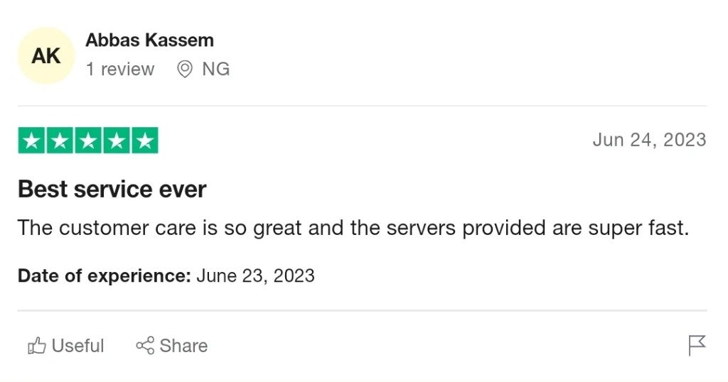 Trustpilot Review
